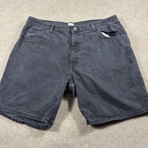 Cherokee‎ Denim Shorts Men Baggy Y2K Size 42 Color Black 100% Cotton